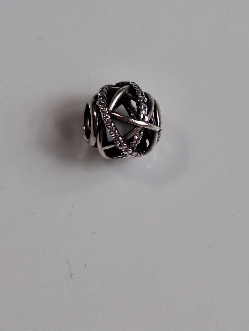 Authentic Pandora Galaxy Openwork Charm 791388CZ Sterling Silver CZ S925 ALE